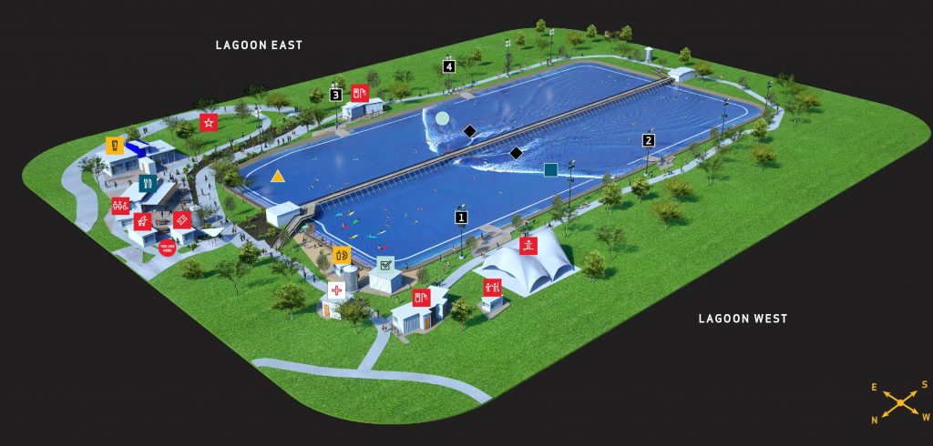NLand Surf Park Map