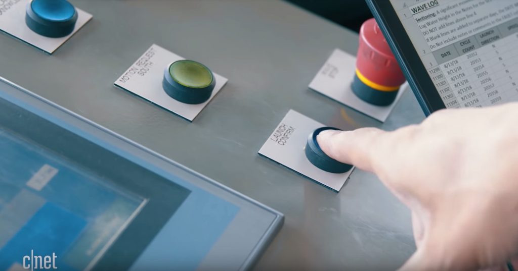 Control Panel at the Surf Ranch