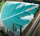 URBN Melbourne Wave Pool Size
