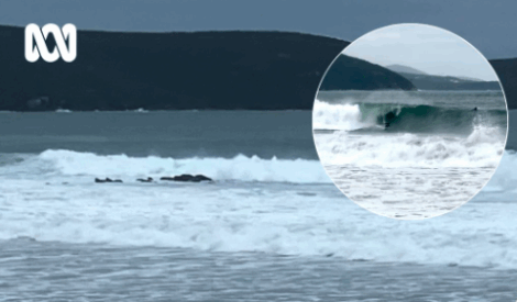 Rocks at Southern Ocean Surf Reef